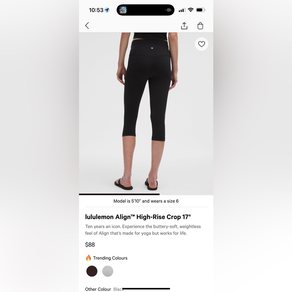 lululemon athletica Black Leggings